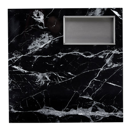 Black Pattern Modern Coffee Table