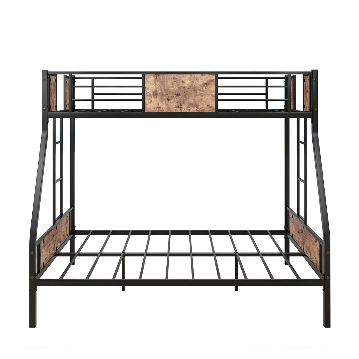 Twin over Full Metal Bunk Bed Silver