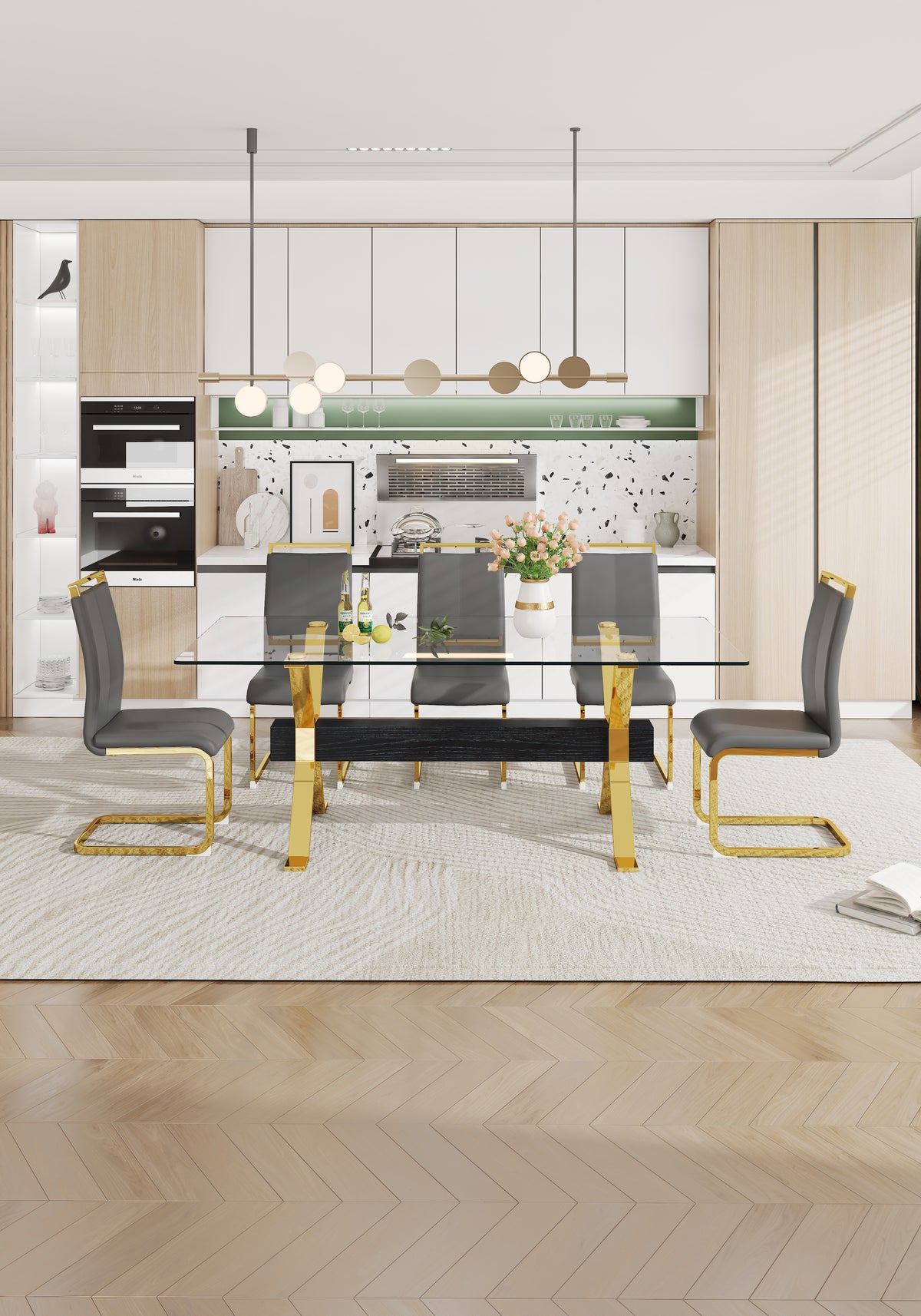 Tempered Glass Dining Table
