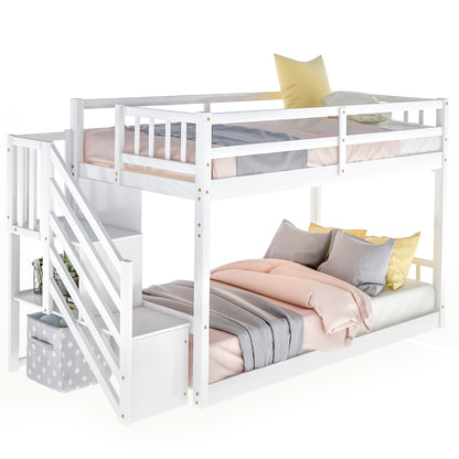 Twin Bunk Bed White