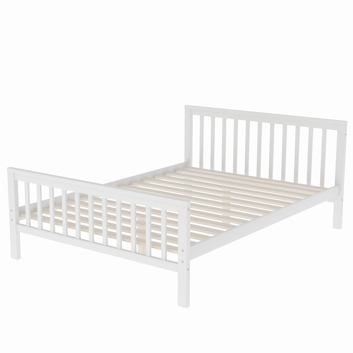 Twin Over Full Bunk Bed Gray Finish