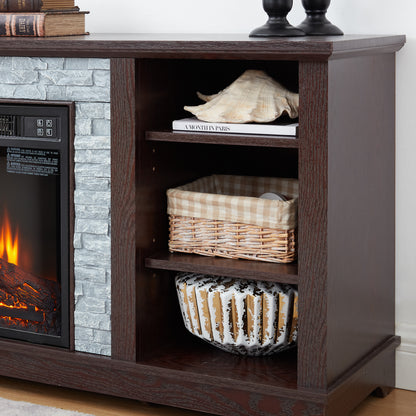 Cherry Wood Media Console – 18”