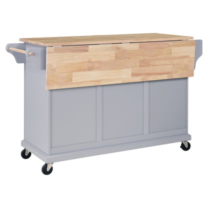 Cambridge Natural Wood Kitchen Island