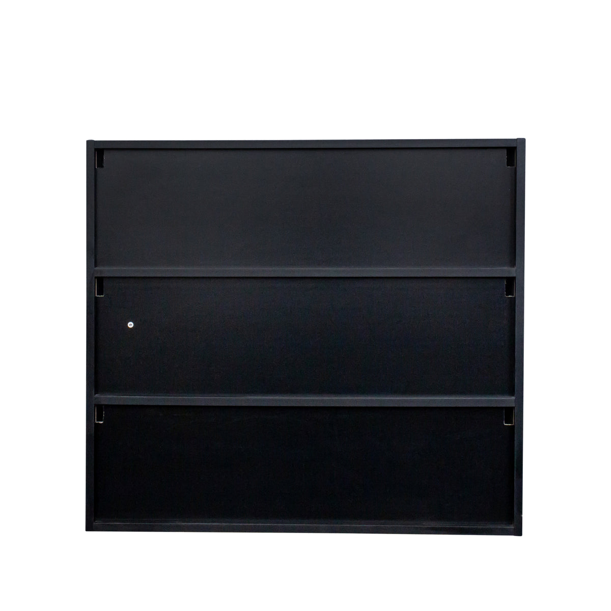 Black Glass Shoe Cabinet with RGB LED Lights
