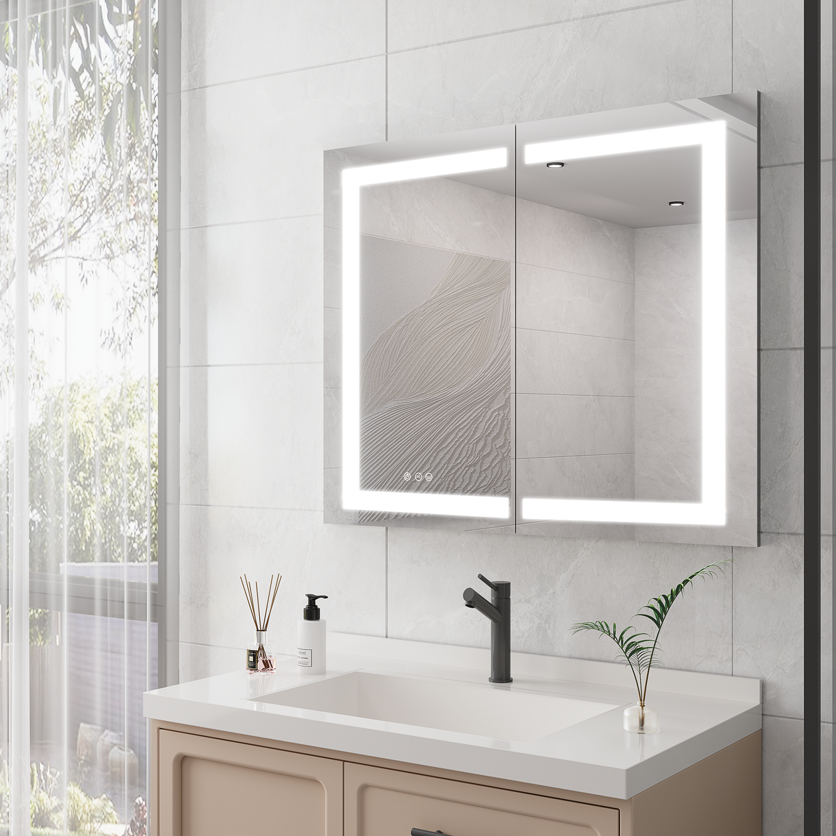 LED Vanity Mirror Medicine Cabinet