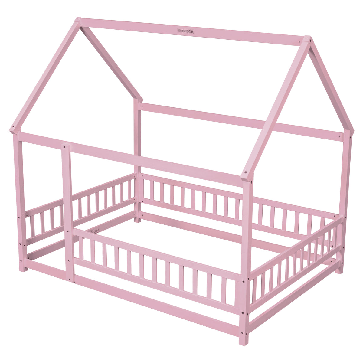Full Floor Bed Pink