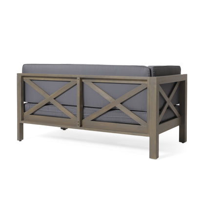 Brava Acacia Corner Bench Set