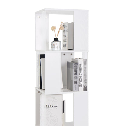 Rotating Acrylic Bookshelf Organizer