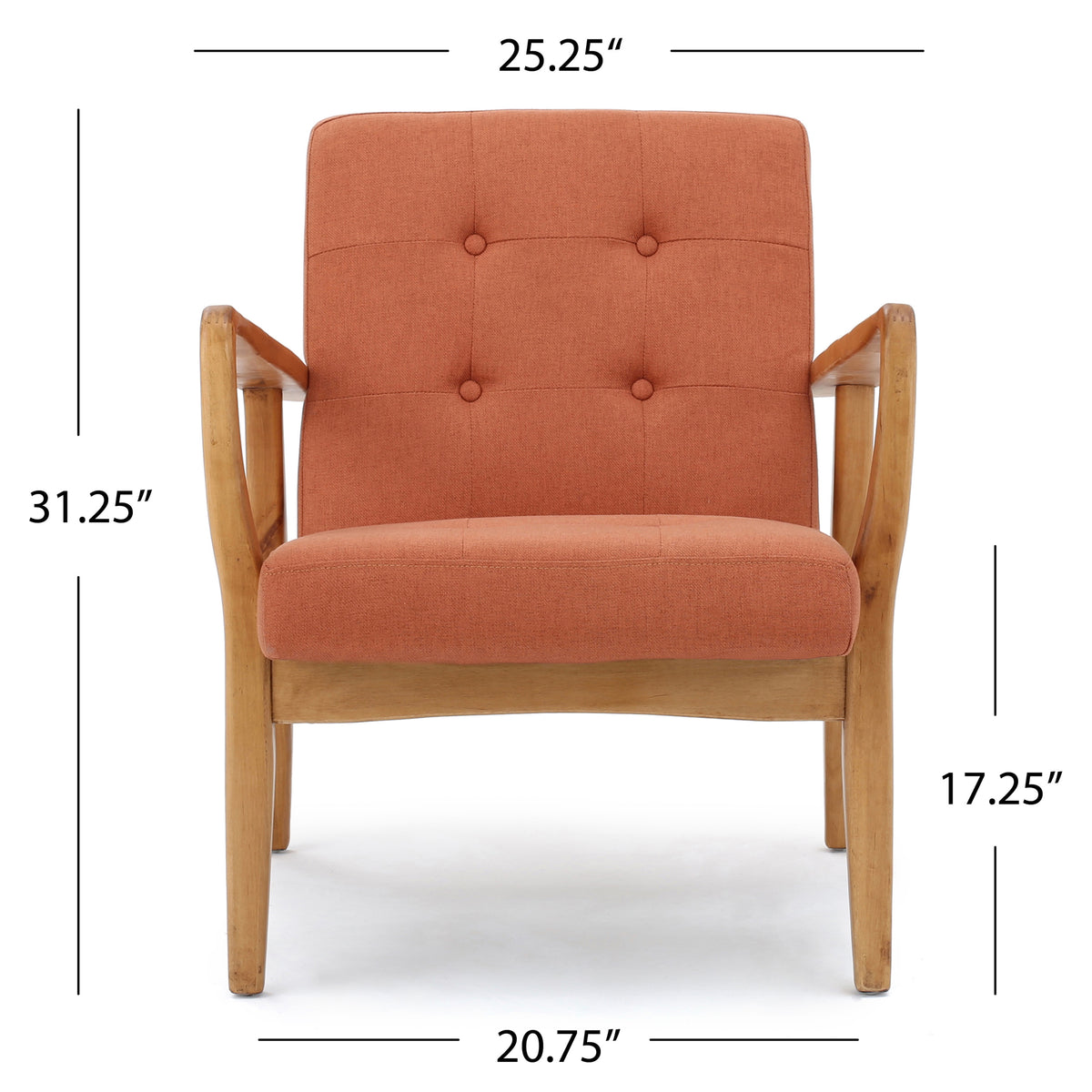 Classic Linen Club Chair – Beige