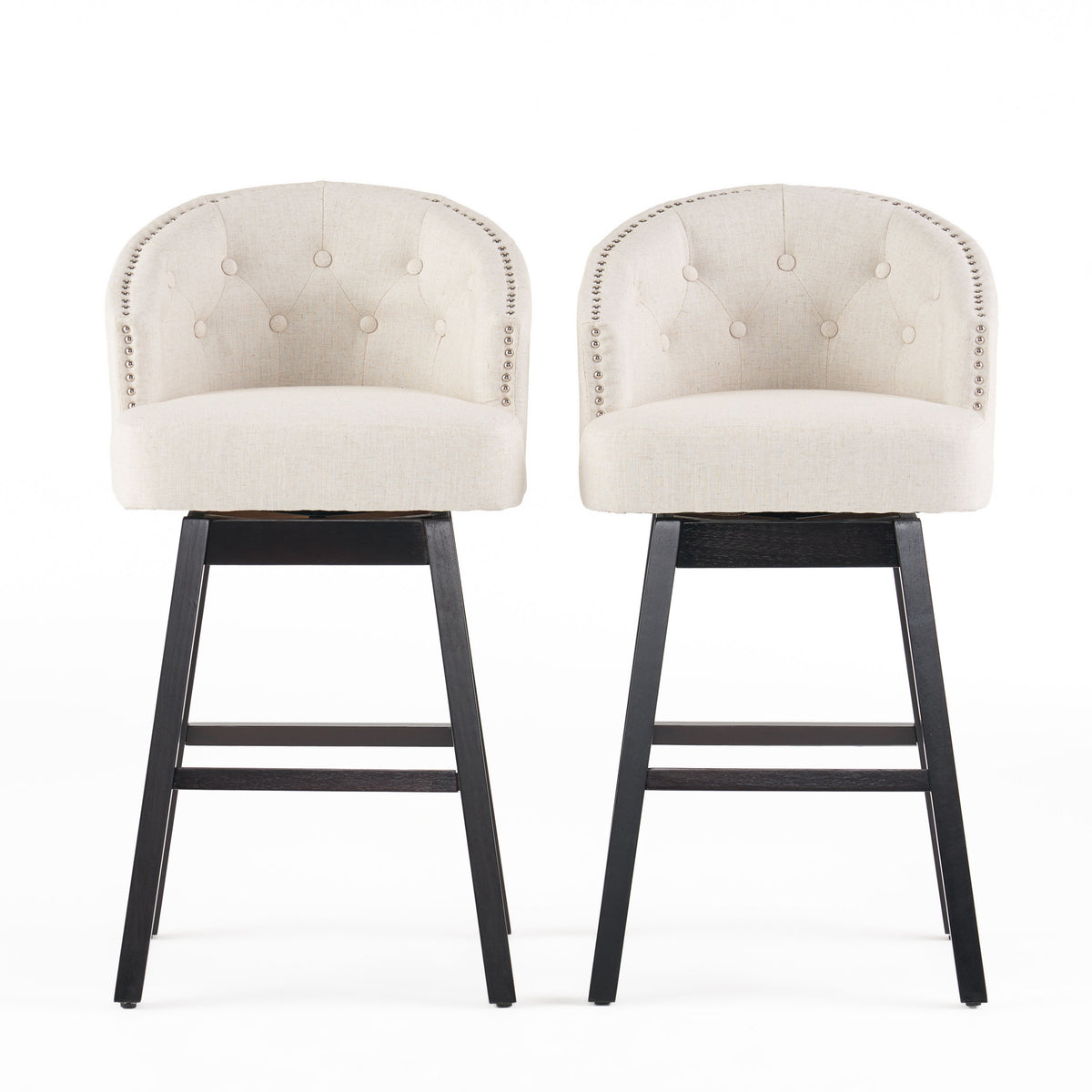 Ogden Swivel Barstools Set of 2