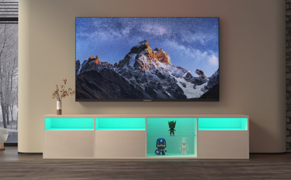 Modern LED TV Console – 82”