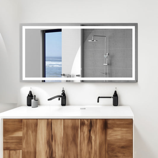 LED Bathroom Mirror 72×36 Anti-Fog