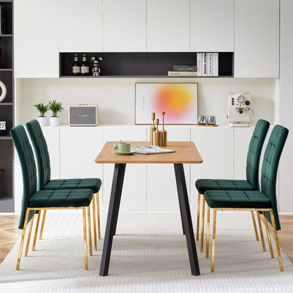 Modern Rectangle Dining Table Walnut