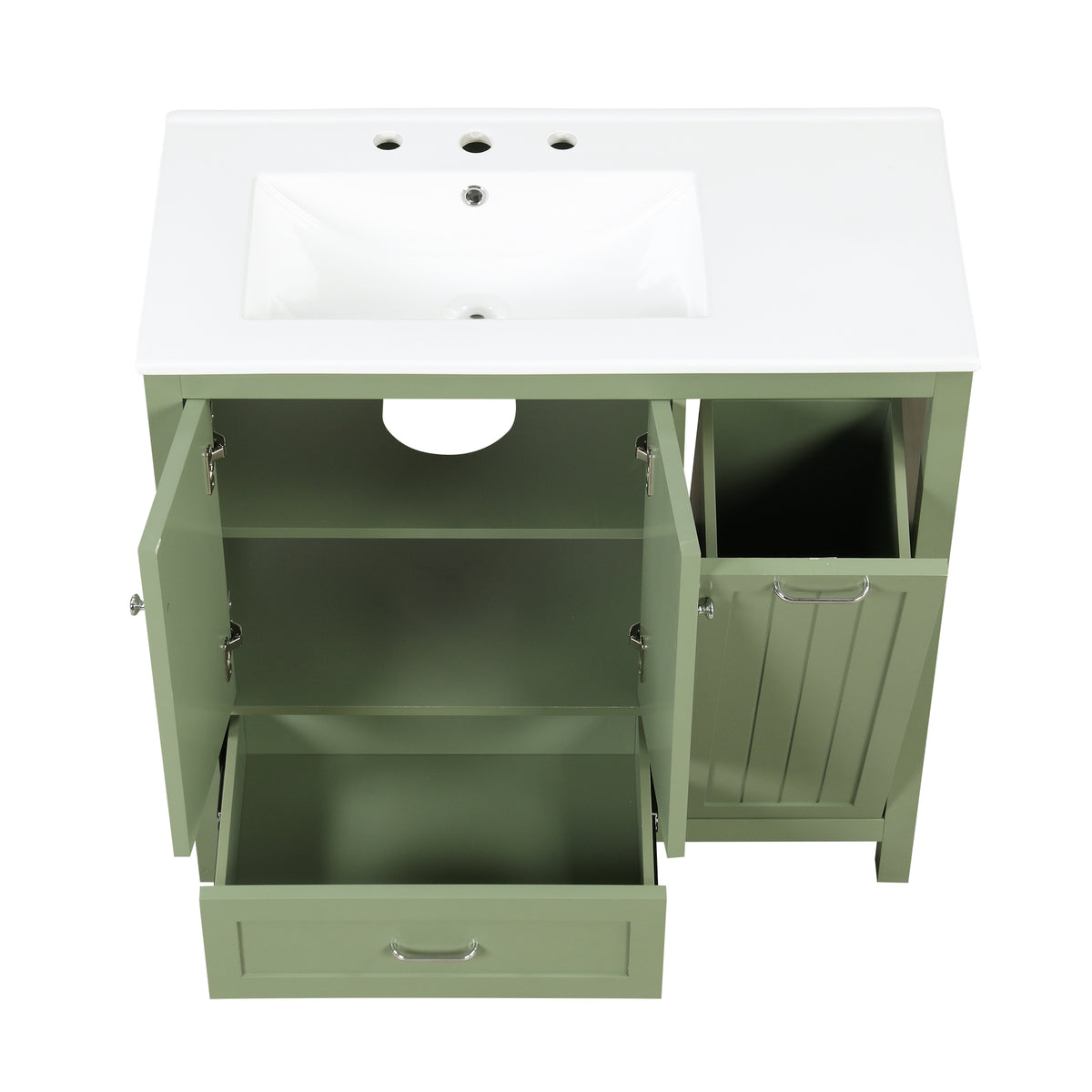 36-Inch Bathroom Vanity with Sink and Drawer