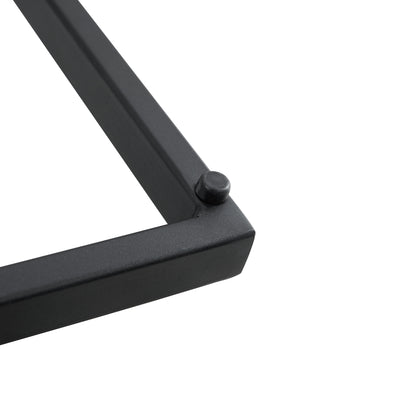 Black PU Counter Stool Set (2 pcs)