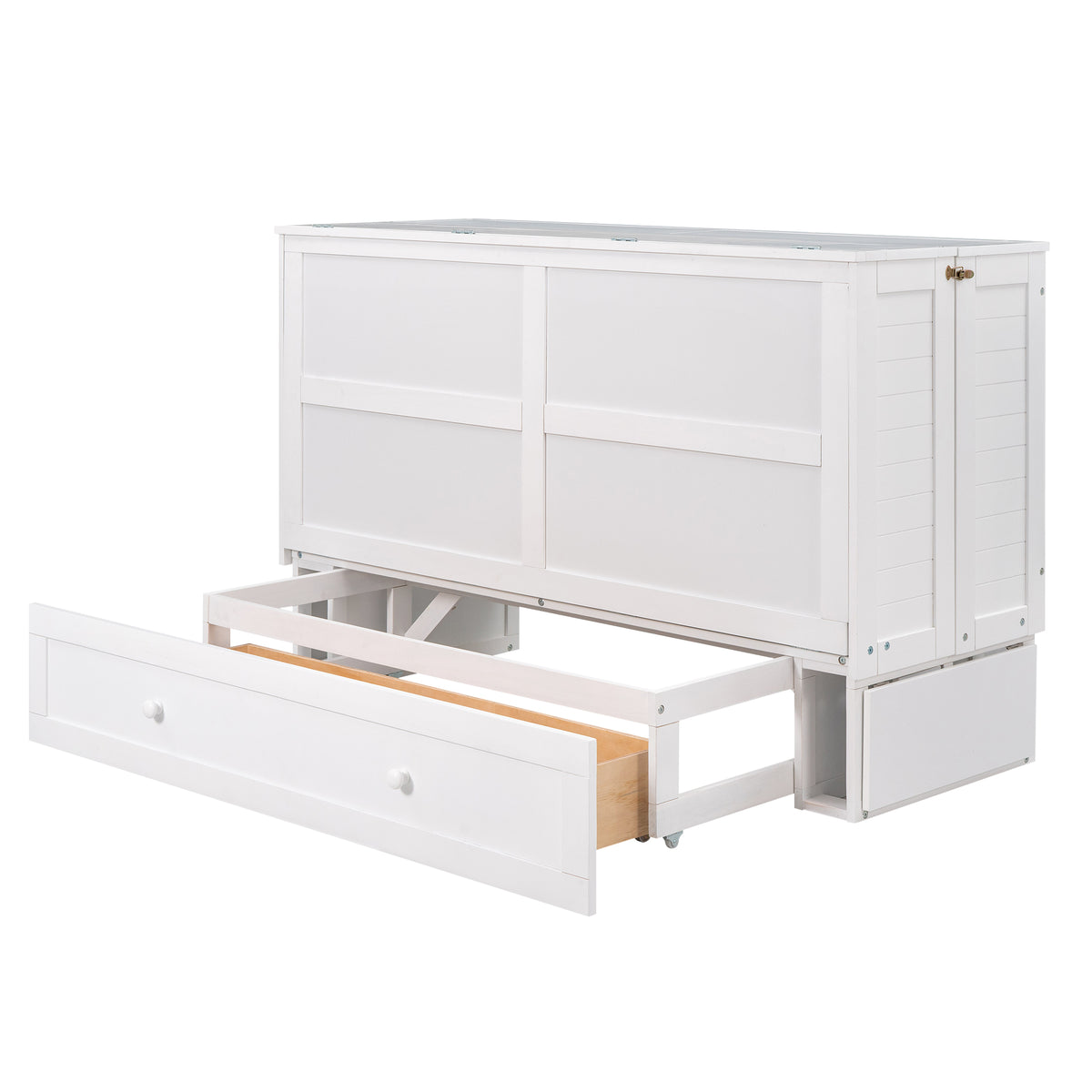 Queen Murphy Bed White