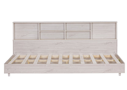 Full Daybed Frame with Bookcases Oak