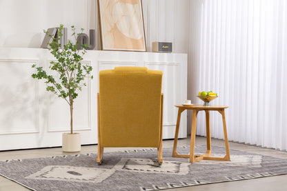Upholstered Rocking Chair Gray
