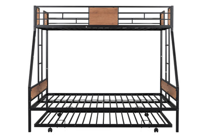 Metal Twin over Full Bunk Bed White