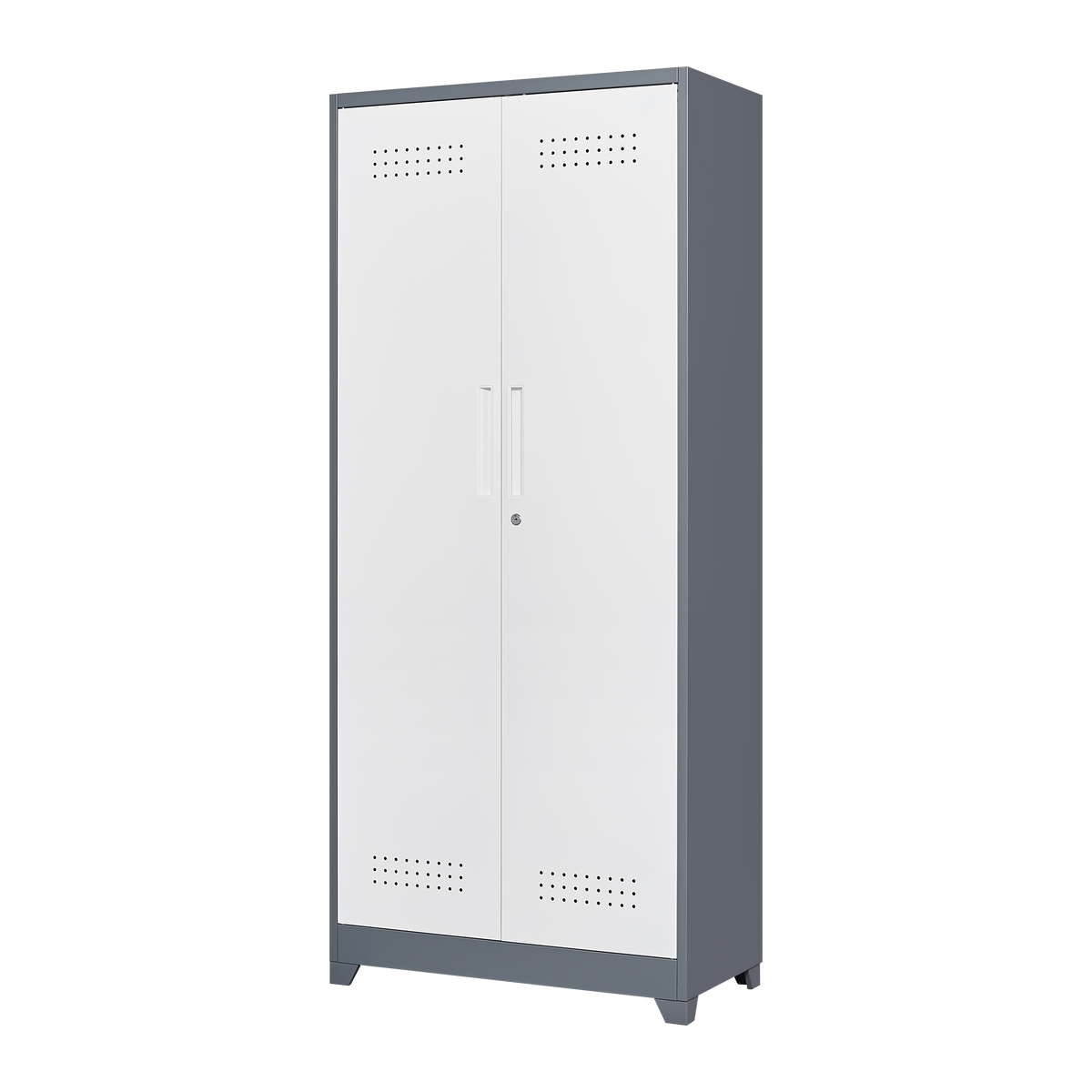 Industrial Metal Storage Cabinet with Lockable Doors