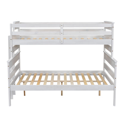 Twin over Full Bunk Bed White