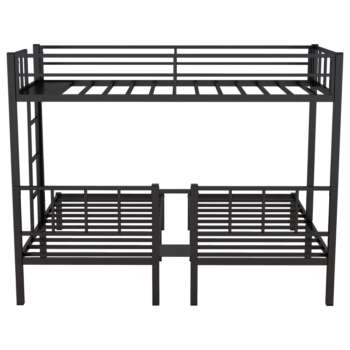 Triple Bunk Bed Black