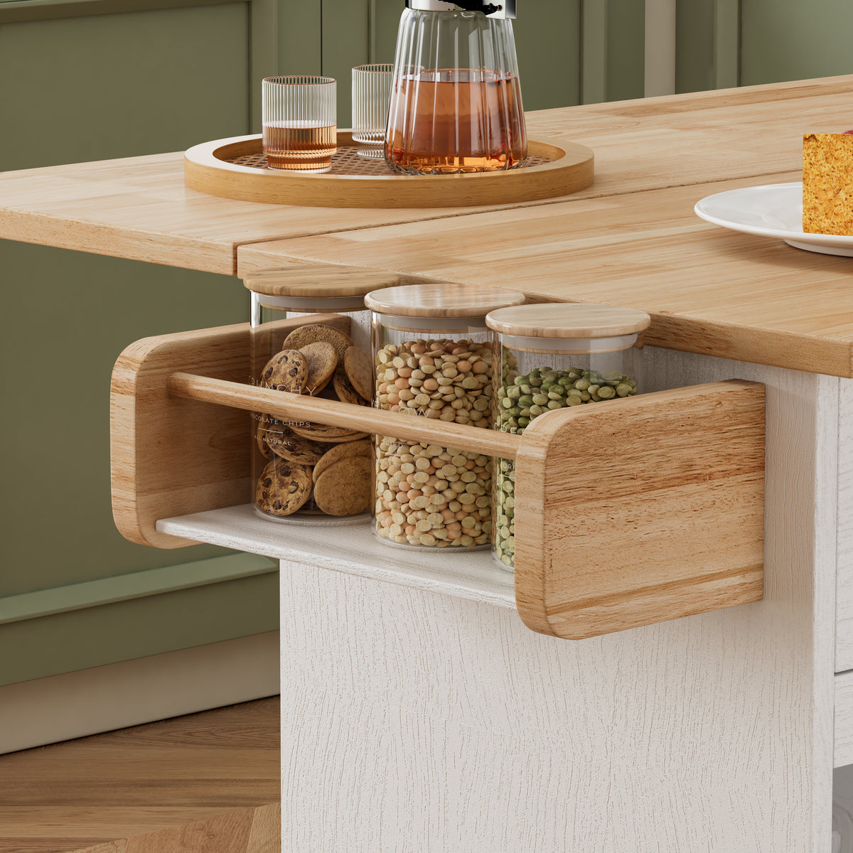 Kitchen Island Cart White Oak