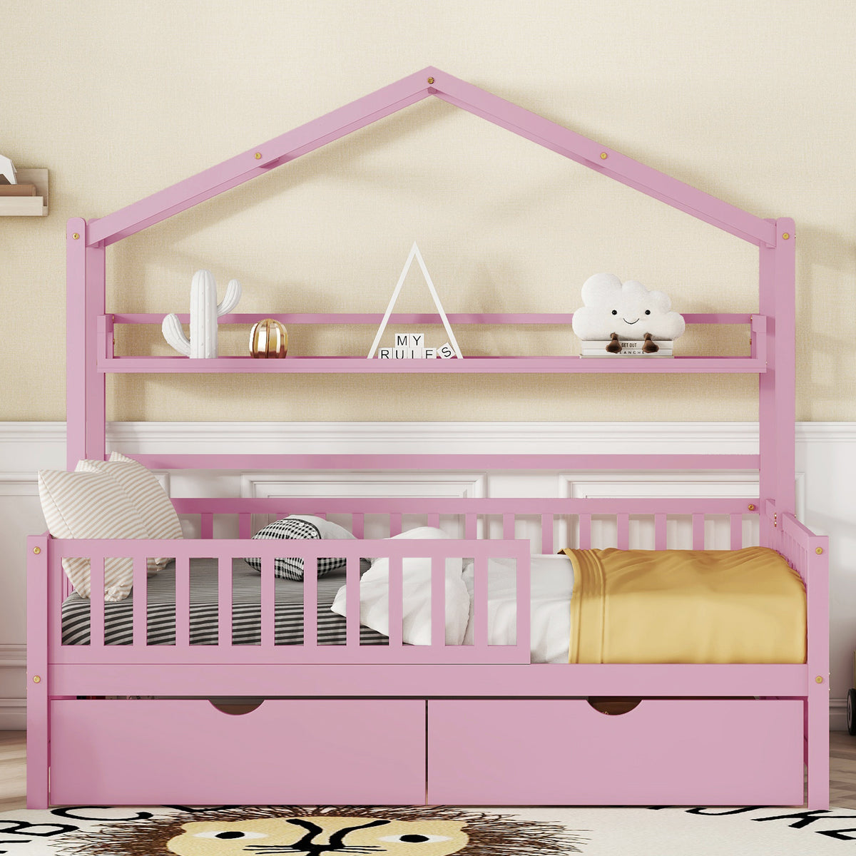 Full House Bed Pink