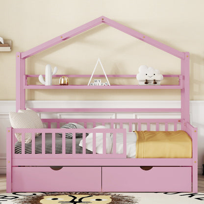 Full House Bed Pink