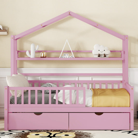 Full House Bed Pink