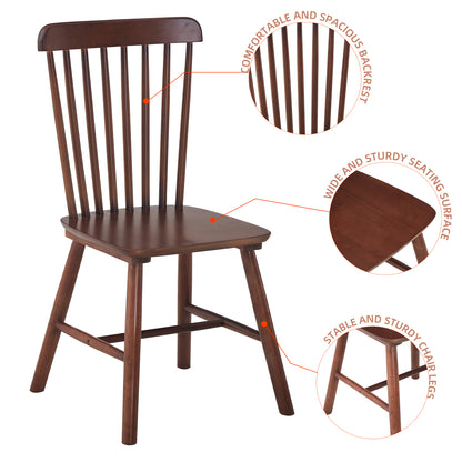 Walnut Dining Chair Set