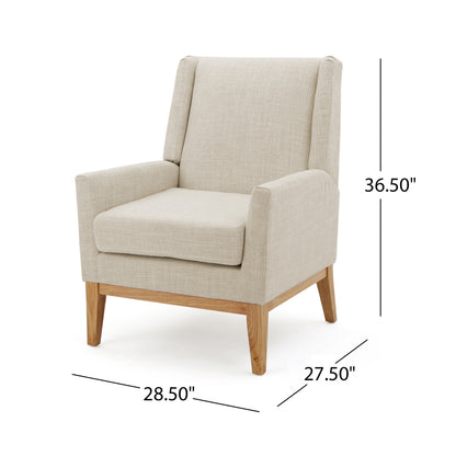 KD Accent Armchair Fabric Gray