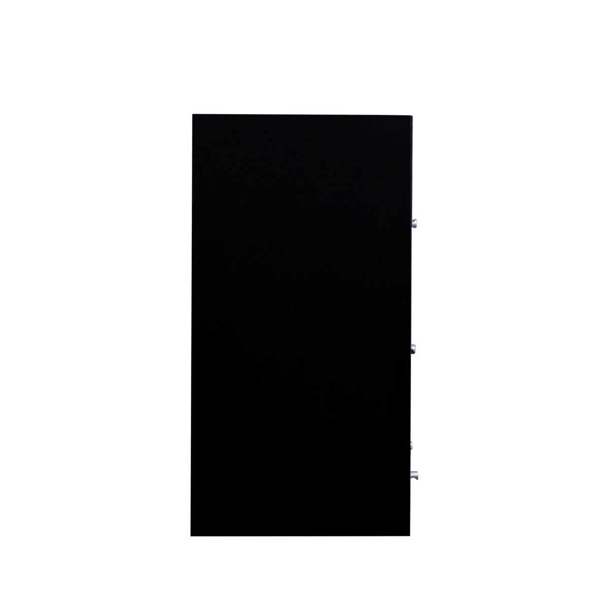 Black Glass Shoe Cabinet with RGB LED Lights