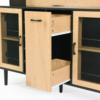 Buffet Storage Cabinet with Wine Rack