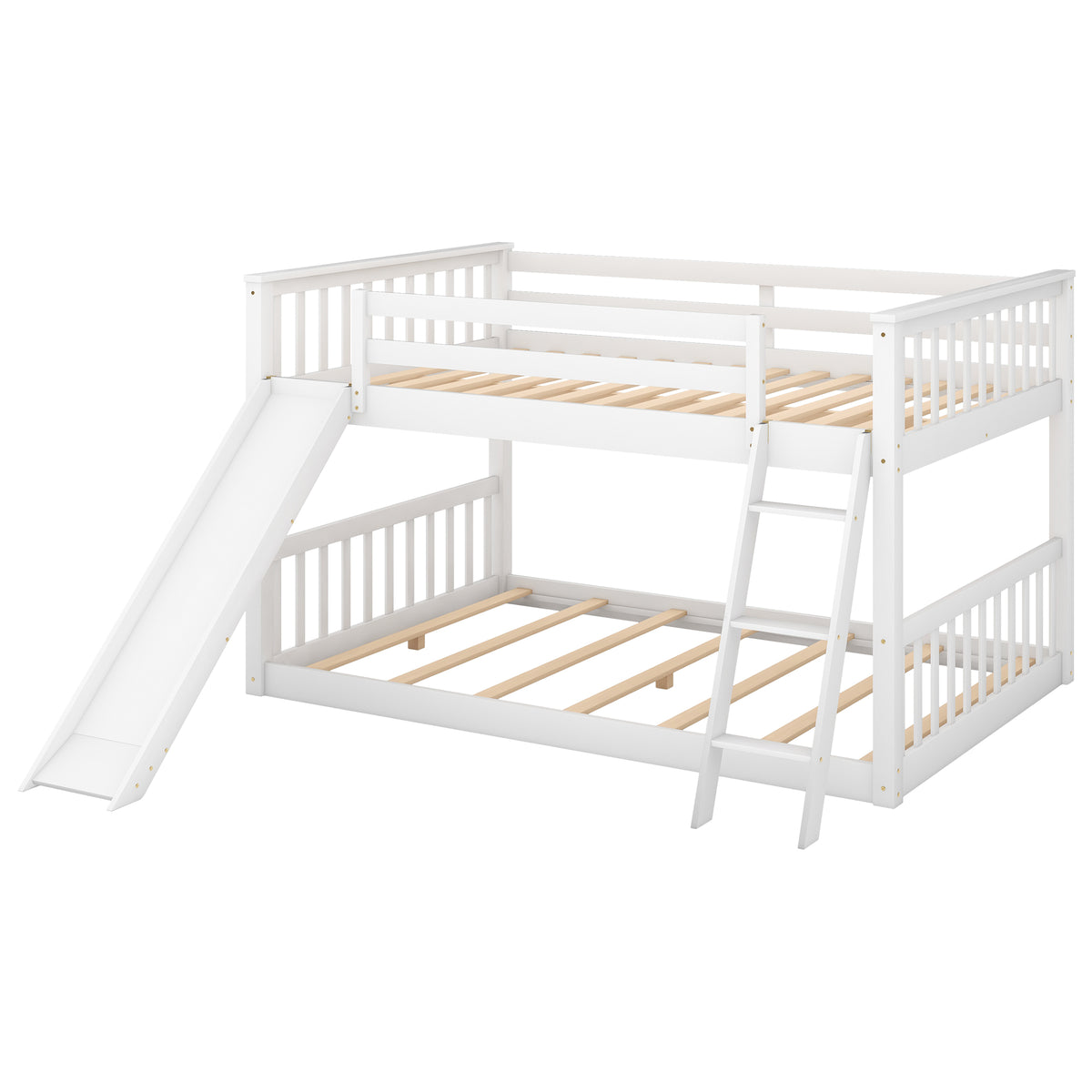 Full Bunk Bed White