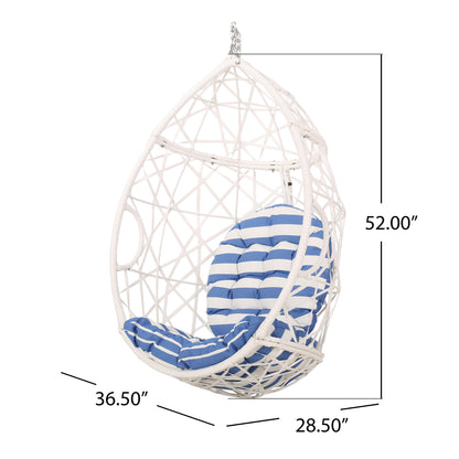 Marlin Hanging Egg Chair – Natural Rattan