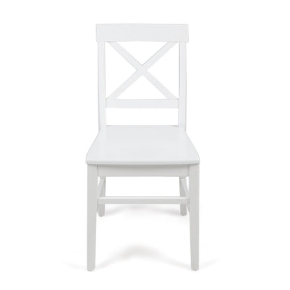 Roshan Farmhouse Dining Chairs Set of 2 White