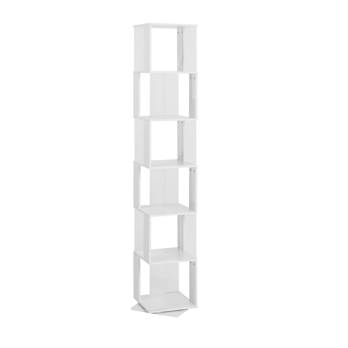 Rotating Acrylic Bookshelf Organizer