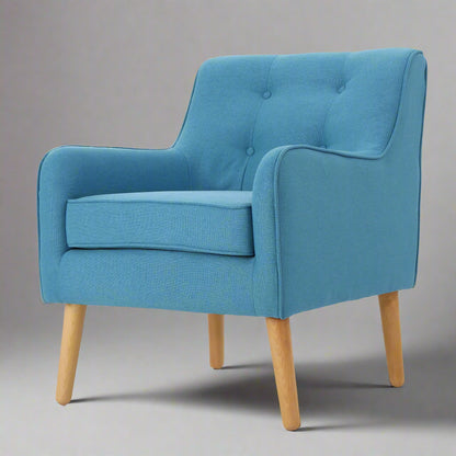 Teal Upholstered Accent Chair