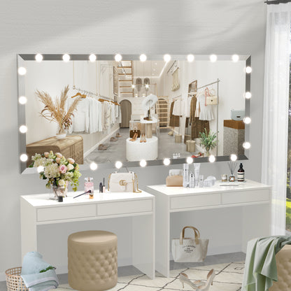 Hollywood LED Vanity Mirror White