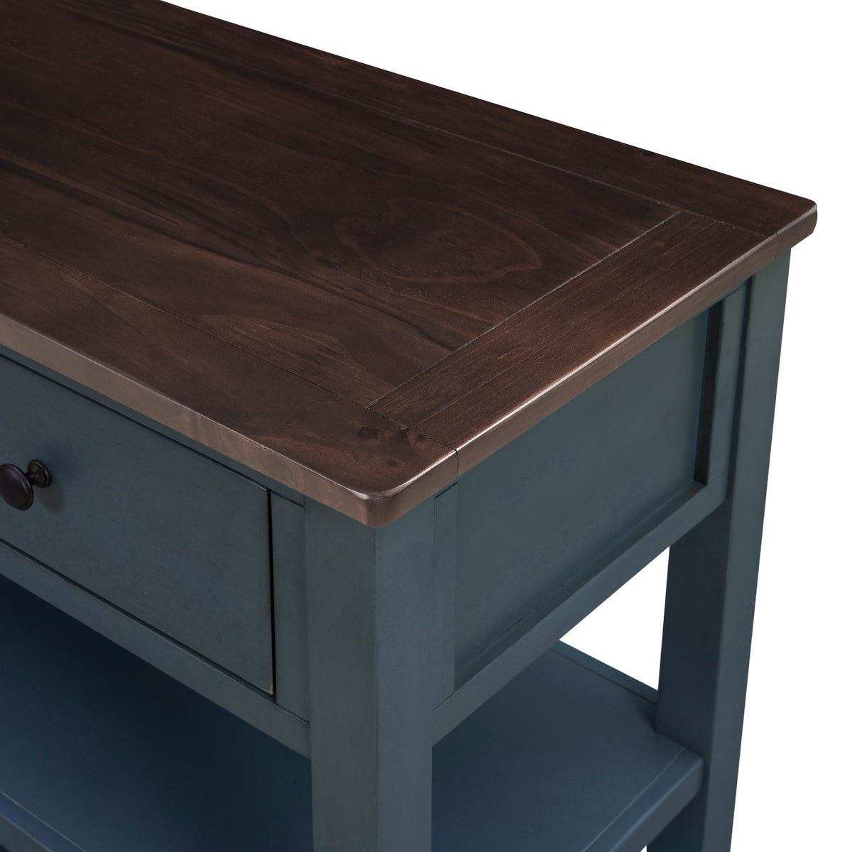 Retro Console Table Navy