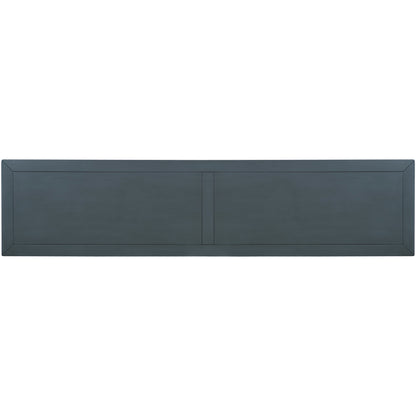 Console Table with Storage Drawers Navy