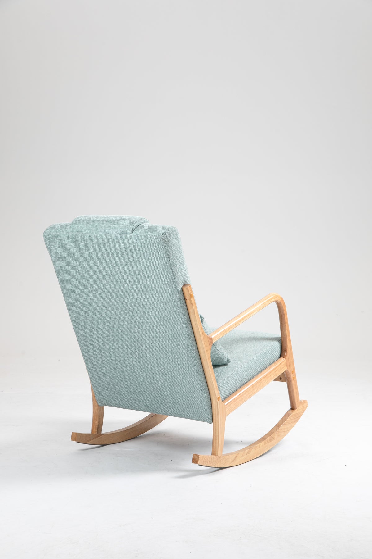 Upholstered Rocking Chair Brown