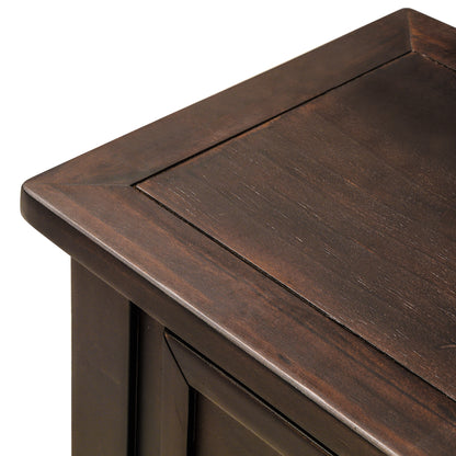 Console Table with Storage Espresso