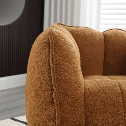 High Resilience Foam Bean Bag Sofa with Footrest