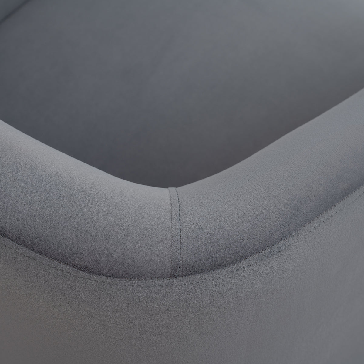 Wide Swivel Lounge Chair – Gray