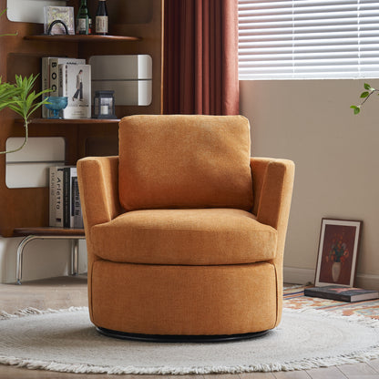 360° Swivel Club Chair Yellow