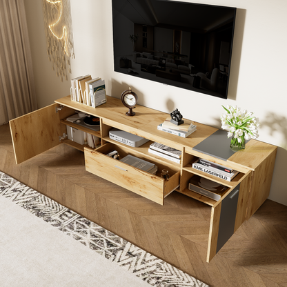 70" Modern TV Stand with Drawers