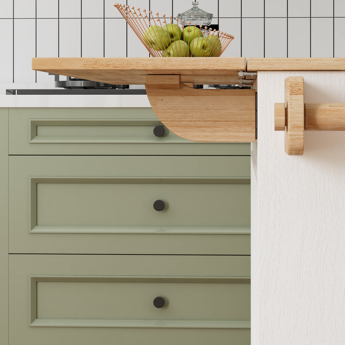 Kitchen Island Cart White Oak
