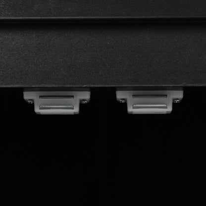 Black Corner Bathroom Cabinet with Shelves